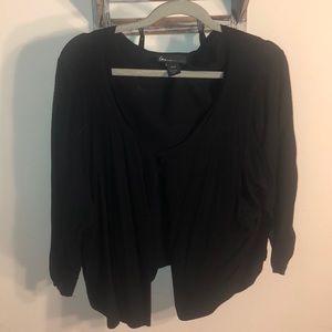 Single Button Open Cardi